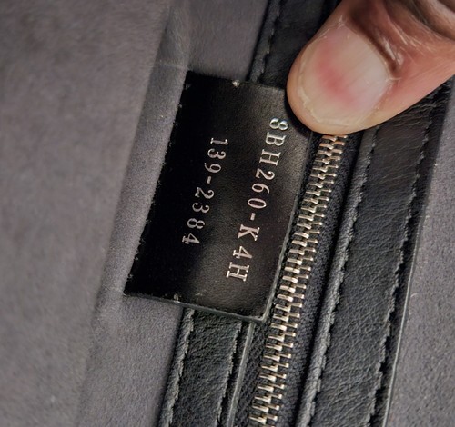 Damentasche Fendi Unborn Kalbsleder dunkelbraun schwarz Leder (neuwertig) - Bild 13 von 24