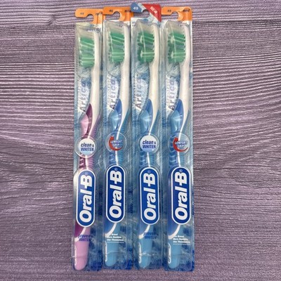 4 LOT Oral-B Advantage ARTICA Medium 35 Small Toothbrush (49) Indicator Bristles