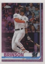 2019 Topps Chrome Pink Refractor Lewis Brinson #122 00em