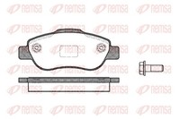 Bremsbelagsatz Scheibenbremse Remsa 1100.00 FüR Classic Fiat Panda 169 AXA1A 4X4