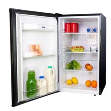 SIA LFS01BL/E 48cm Black Freestanding 91L Under Counter Larder Fridge - GRADED