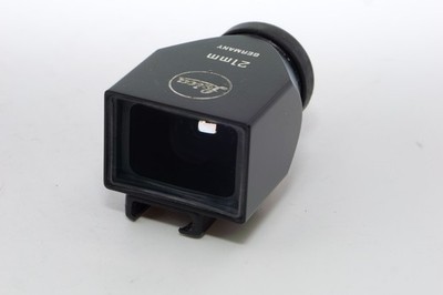 Near MINT w/ Case Leica Bright Line Finder M 21mm Black