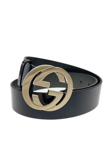 GUCCI Men's Leather Belt Black