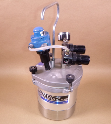 #ad Binks SG2 Plus Pressure Cup Model 80 651 With Gast Rotary Agitator 2 Quart $689.95