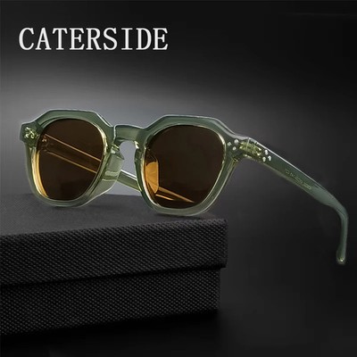 CATERSIDE Retro Polarisierte Sonnenbrille Für Herren, Ultraleichter Tr90-Rahmen