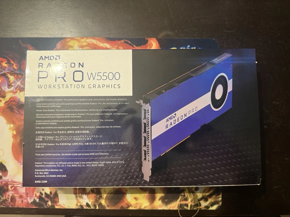 HP Radeon Pro W5500 8GB 128-bit GDDR6 PCI Express 4.0 x16 102D3250401 - Image 3 of 4
