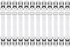12 Pcs Bed Sheet Clips Straps Sheet Corner Straps Holder Adjustable Mattress Cli