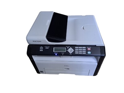 Ricoh Black/White SP 204SN All-In-One Laser Printer Not Tested Pre-Owned