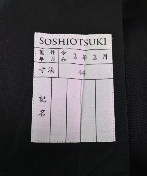 SOSHIOTSUKI Pants (Other) Black 44(Approx. S) 2200418141045 SOSHIOTSUKI Pants (Other) Black 44(Approx. S) 2200418141045