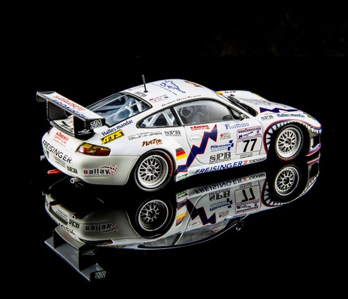 Minichamps Porsche 911 GT3RS #77 - Jeannette / Dumas - 7th Le Mans 2001 - 1/43 - Picture 2 of 2