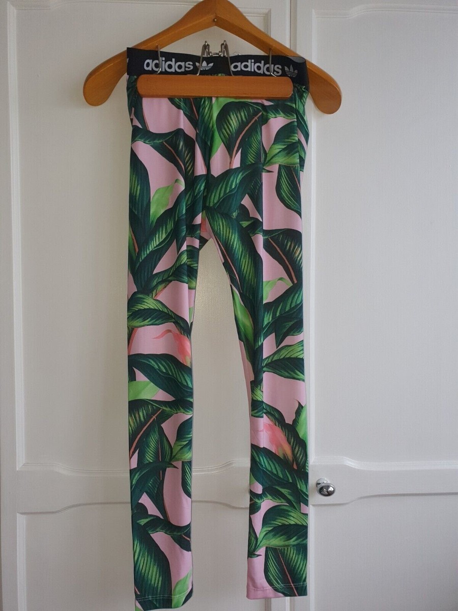 ADIDAS X FARM RIO w/TOUCAN BIRD LEGGINGS - NWOT