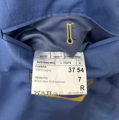 CANALI Kei BLAZER / 100% Cotton SPORTS JACKET Men's Size IT 54 - 44" Chest - 2XL - Imagen 21 de 24