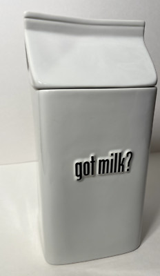 Got Milk 1999 Milk Carton Cookie Jar Container At Home International