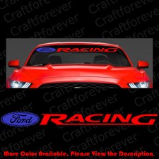 Ford Racing Mustang Car Windshield Die Cut Vinyl Sticker Banner Decal Rc085