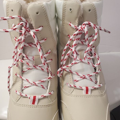 Markenlos Damen Schnee Wasserdicht Outdoor Kunstfell Stiefel Größe 7 Kleiner Fehler - Bild 4 von 13