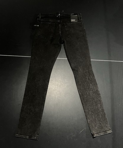 Joe’s Jeans Uomo 32x32 Pantalone Denim Nero The Legend Skinny Distressed Rocker NUOVO - Foto 5 di 5