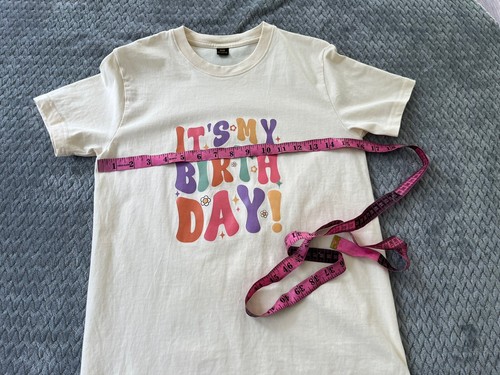 IT'SMY BIRTHDAY! 100% Cotton Tshirt Size 10/12 - Picture 4 of 5