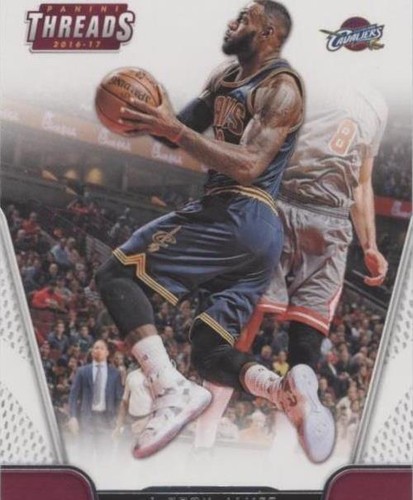 2016-17 Panini Prizm - Lebron James - Mosaic Red Card #64