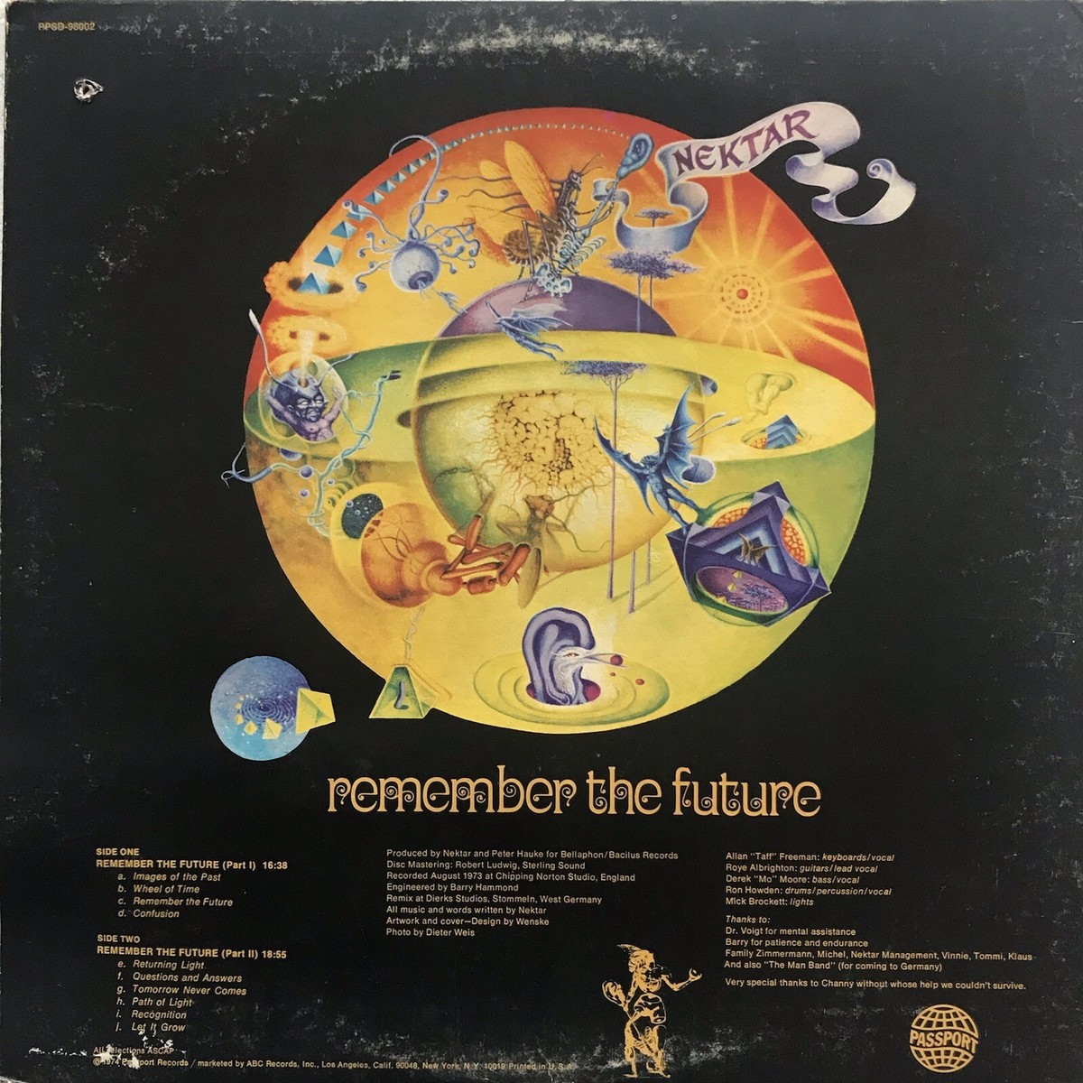 NEKTAR★Remember The Future UK United Art Remember the Future by Nektar (Album, Progressive Rock