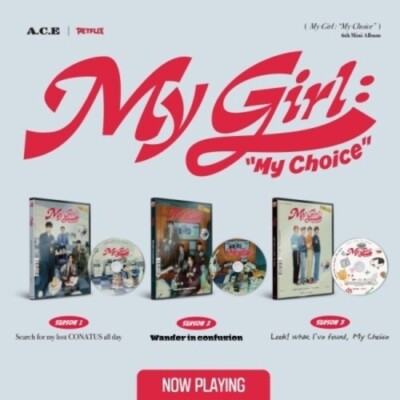 A.C.E - My Girl : My Choice - incl. 120pg Photobook, Mini-Game, 4 Paper Dolls, 4