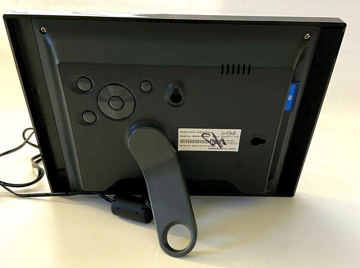 Shomi Digital Photo Picture Frame 7" Color Screen Player Memory Card