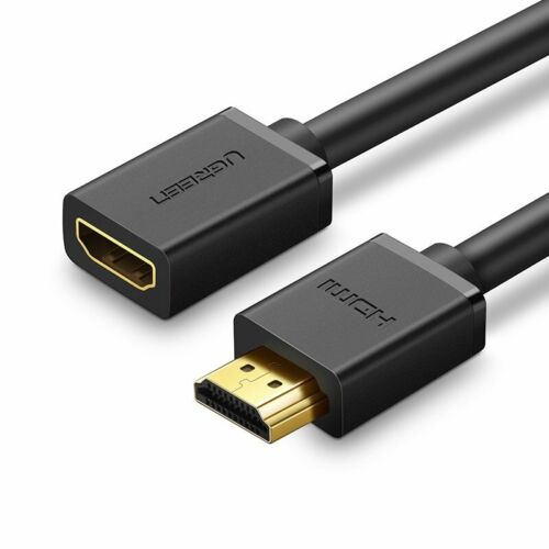 Cable HDMI Cable male to female 3d blindados TV High Speed negro