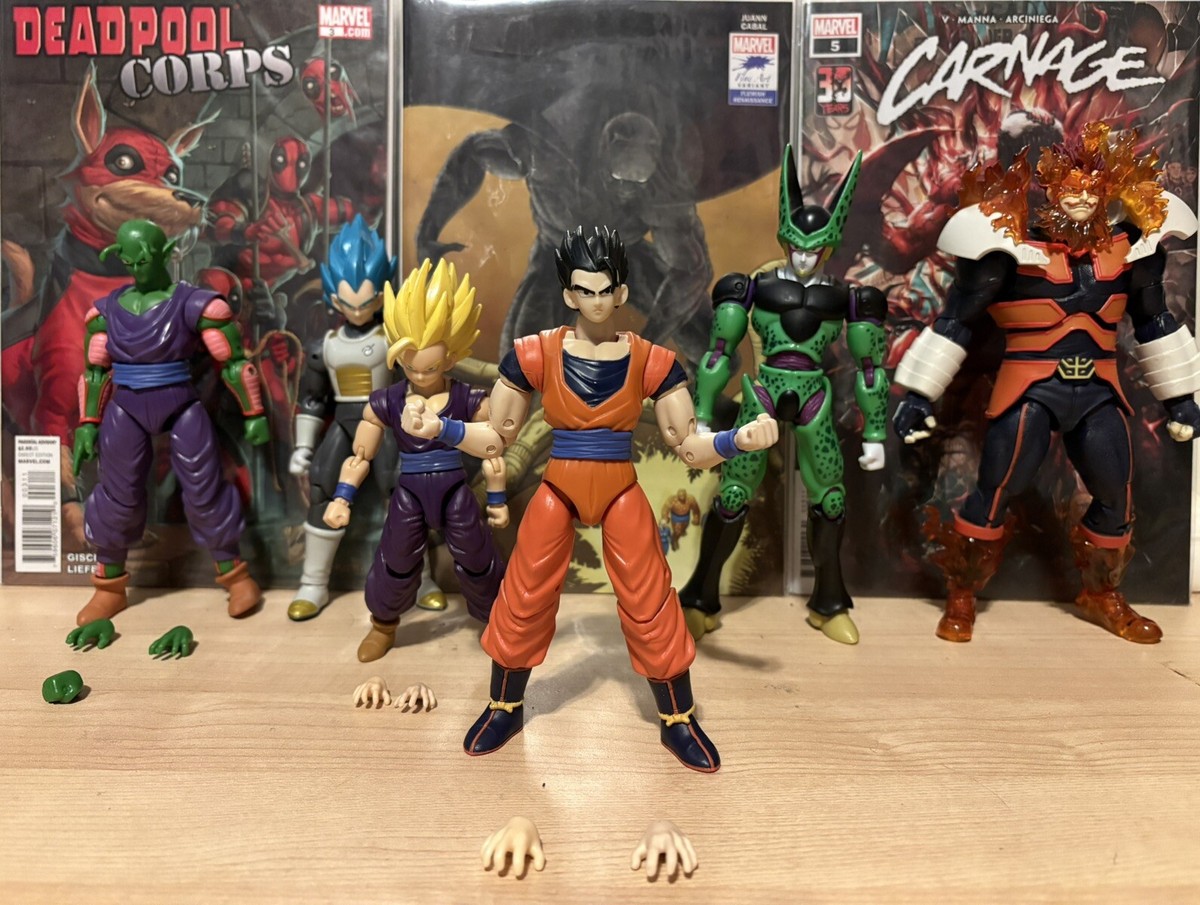 Anime Action 6 Figure BUNDLE- Dragon Ball Z & My Hero Academia W