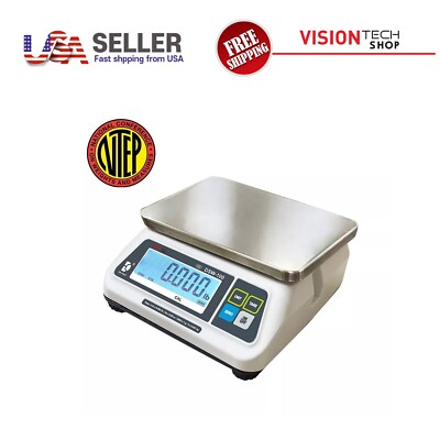 VisionTechShop DSW-100 Portion Scale, Single LCD Display, NTEP  #22-007 (Used)