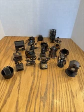 DURHAM INDUSTRIES Metal Collectors Miniatures Holly Hobbie Dollhouse 1970s NICE!