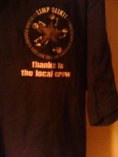 Limp Bizkit   Road Crew Tour Shirt  Extremely Rare XL ORIGINAL !!!   SALE