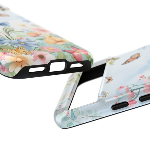 Spring Butterfly & Floral Phone Case, Garden-Inspired Design Cover | X45 - 第 147/272 張圖片