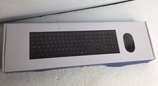 Silver W/ White Keys Wireless Keyboard/Mouse Combo Full Slim Size NOB