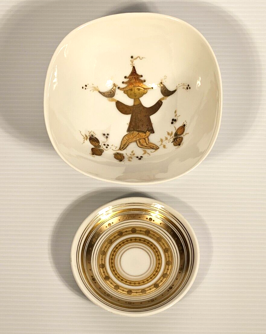 Rosenthal Quatre Couleur Bjorn Wiinblad 1583 Small 4.75
