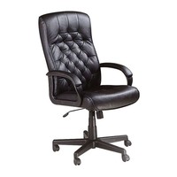 Acme Charles Executive Office Chair Pneumatic Lift Genuine Padded Leather Black Acme Charles Executive Office Chair Pneumatic Lift Genuine Padded Leather Black