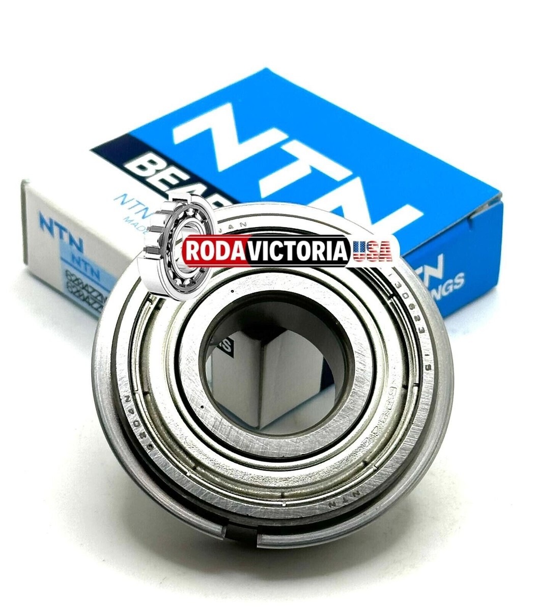 NTN 6204 ZZ NR BALL BEARING, METAL SHIELDED + SNAP RING