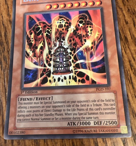 YuGiOh LAVA GOLEM PGD-107 1st Edition Pharaonic Guardian Lightly Played - Picture 3 of 6