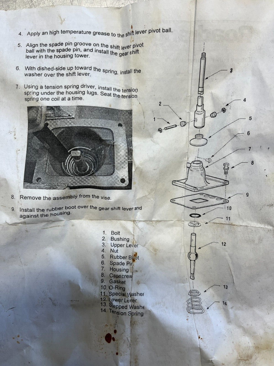 K1476 OEM Eaton Fuller Low Shift Lever HOUSING K-1476 **Partial L