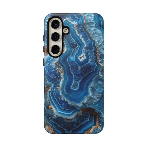 Blue Fluorite Geode Crystal Phone Case for iPhone, Samsung Galaxy, Pixel - 第 159/240 張圖片