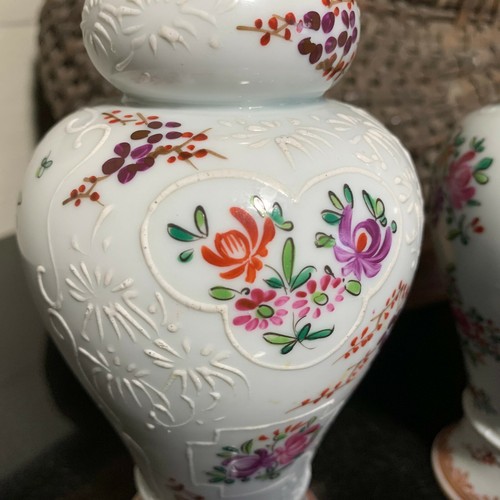 Porcelaine de Paris Hand Painted Asian Style Ginger Jars Urns Artist Mark France - Picture 6 of 12
