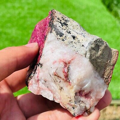 343g Natural Purple Pink Cobalt Cobalto Calcite Crystal Gemstone Rare  Mineral