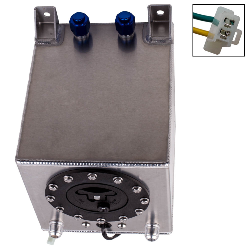 Universal 2.5 Gallon 10L Fuel Cell Tank Lightweight Aluminum with fuel sender