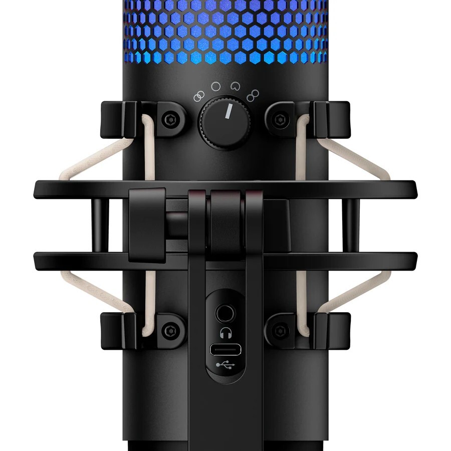 配信機器・PA機器・レコーディング機器 HyperX QuadCast HX-MICQC-BK ( 4P5P6AA ) QuadCast – USB Condenser Gaming Microphone | HyperX