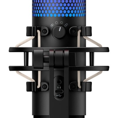 HyperX QuadCast　HX-MICQC-BK Amazon.com: HyperX QuadCast 2 – USB Microphone for Gaming
