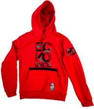 ecko unltd Mens Hoodie Sweatshirt Pullover Hoodie ecko Logo True Ecko Red NWT