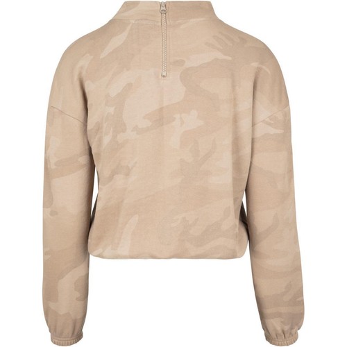 Urban Classics Ladies Camo Turtleneck Crew Damen Pullover Crewneck Camouflage - Bild 14 von 36
