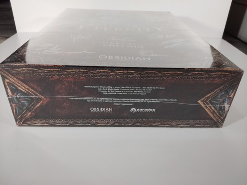 Pillars of Eternity Collector's Ed Kickstarter firmato dal DevTeam NUOVO sigillato - Foto 5 di 7