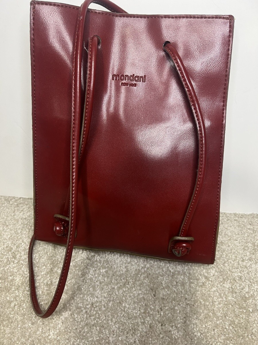 Azalea Milano Red Leather Backpack Purse Pernelle Milano Pebble Red Leather Small Back Pack Cross  main image 4