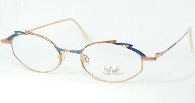 YOKO WOLFF Feuer 3 05 GOLD /TEAL TUNE /ROSE GOLD EYEGLASSES GLASSES 50-20-140mm