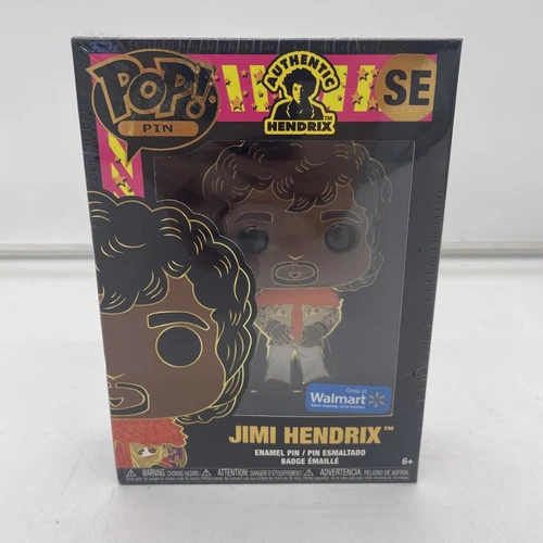 2022 Funko Pop Enamel Pin Jimi Hendrix Walmart Exclusive SE 