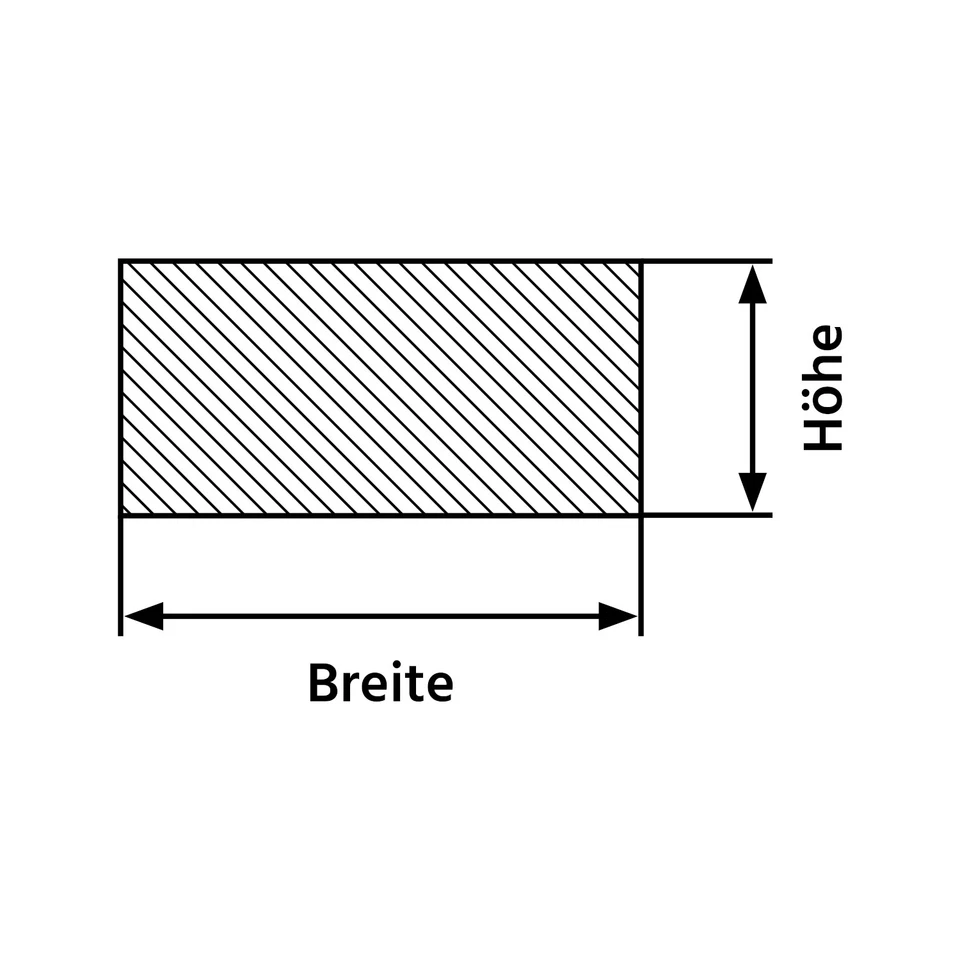 Messing Flachmaterial Messing Flachstange Messing Brass flat plain - Bild 3 von 4